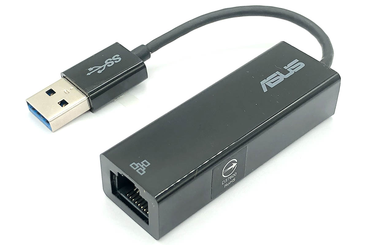 华硕ASUS USB 3.0 TO RJ45 Dongle网络转接头 1000M千兆网卡 RTL8153B Gigabit Ethernet Adapter LAN