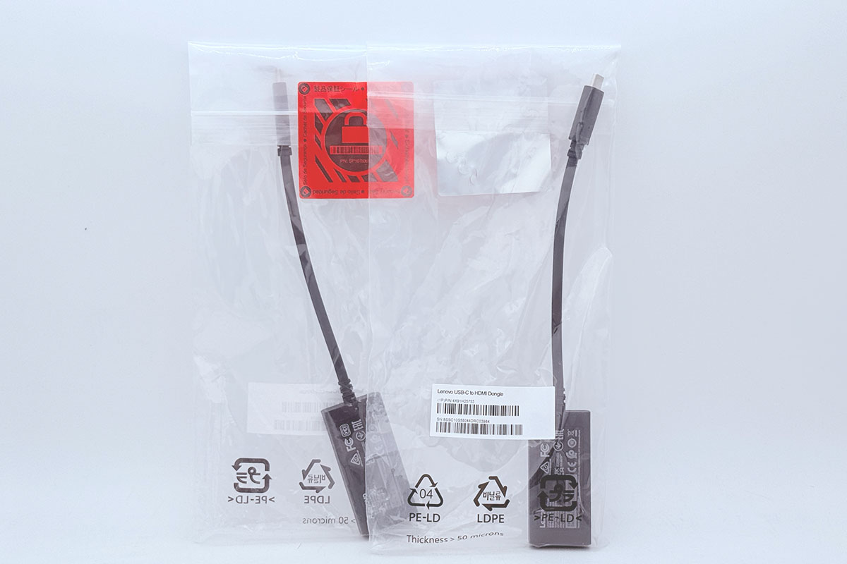 全新适用联想03X7605 USB-C雷电3 4转HDMI2.0b 转换器 4k 60hz手机平板电脑外接电视投屏 LCH300 4X91H25753 USB-C to HDMI Dongle-3Cgeek,只卖正品 收售工厂呆滞库存尾单 全新适用联想03X7605 USB-C雷电3 4转HDMI2.0b 转换器 4k 60hz手机平板电脑外接电视投屏 LCH300 4X91H25753 USB-C to HDMI Dongle