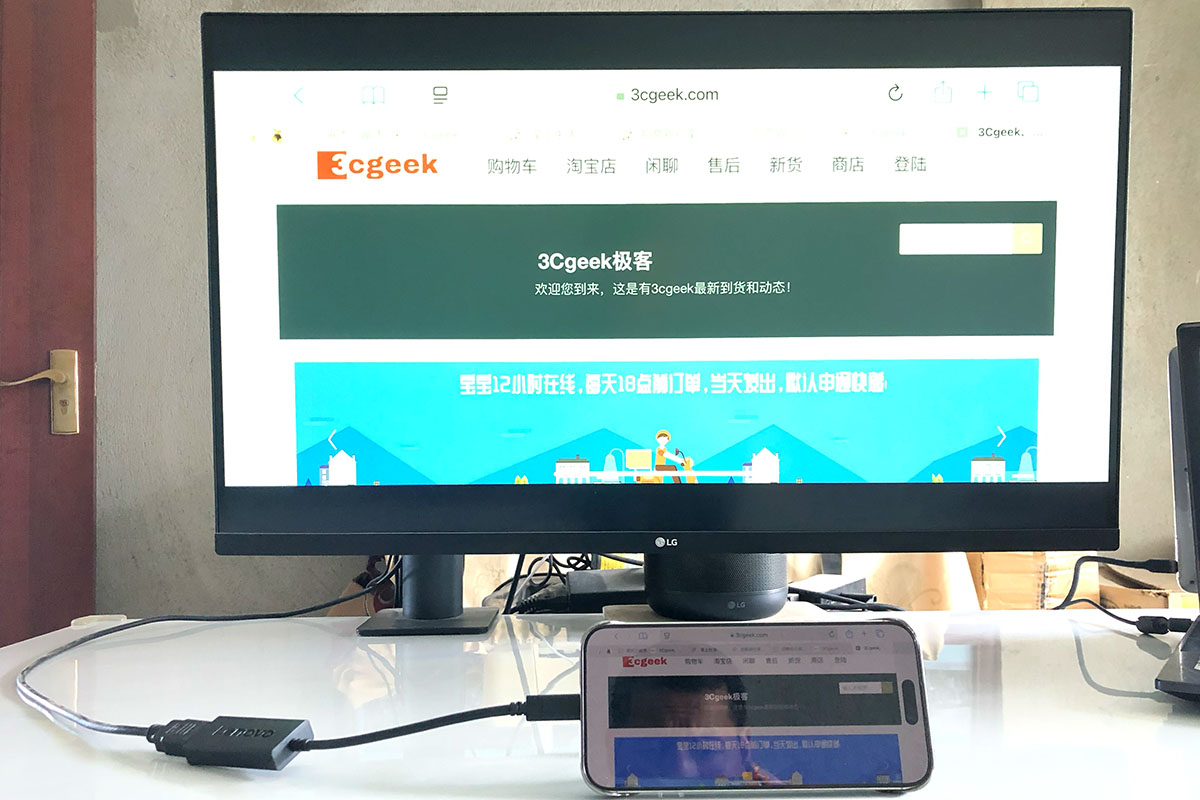 全新适用联想03X7605 USB-C雷电3 4转HDMI2.0b 转换器 4k 60hz手机平板电脑外接电视投屏 LCH300 4X91H25753 USB-C to HDMI Dongle-3Cgeek,只卖正品 收售工厂呆滞库存尾单 全新适用联想03X7605 USB-C雷电3 4转HDMI2.0b 转换器 4k 60hz手机平板电脑外接电视投屏 LCH300 4X91H25753 USB-C to HDMI Dongle