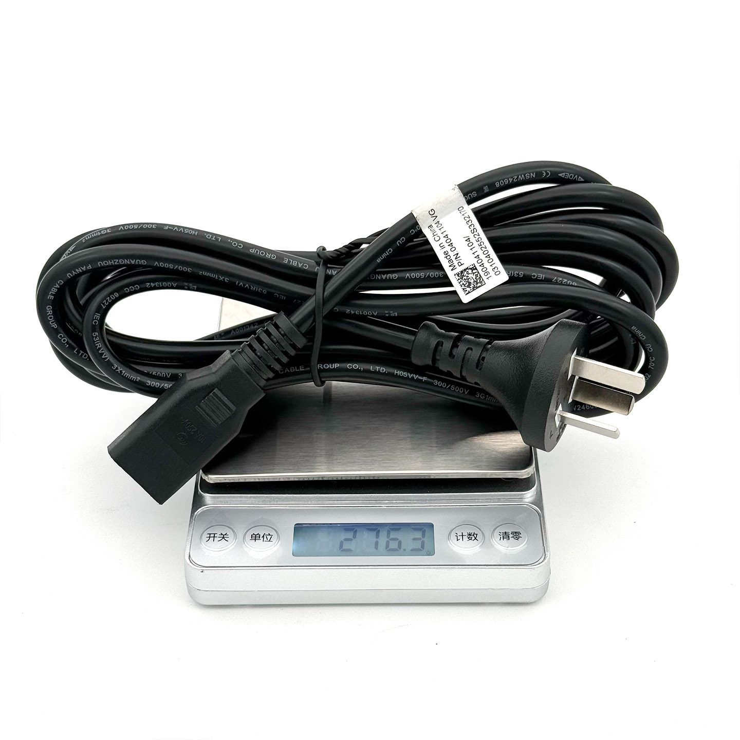 广州番电 10A 品字尾电源线拆解:3×1mm² 纯铜实测,P/N 04050955-3Cgeek,只卖正品 收售工厂呆滞库存尾单 广州番电 10A 品字尾电源线拆解:3×1mm² 纯铜实测,P/N 04050955