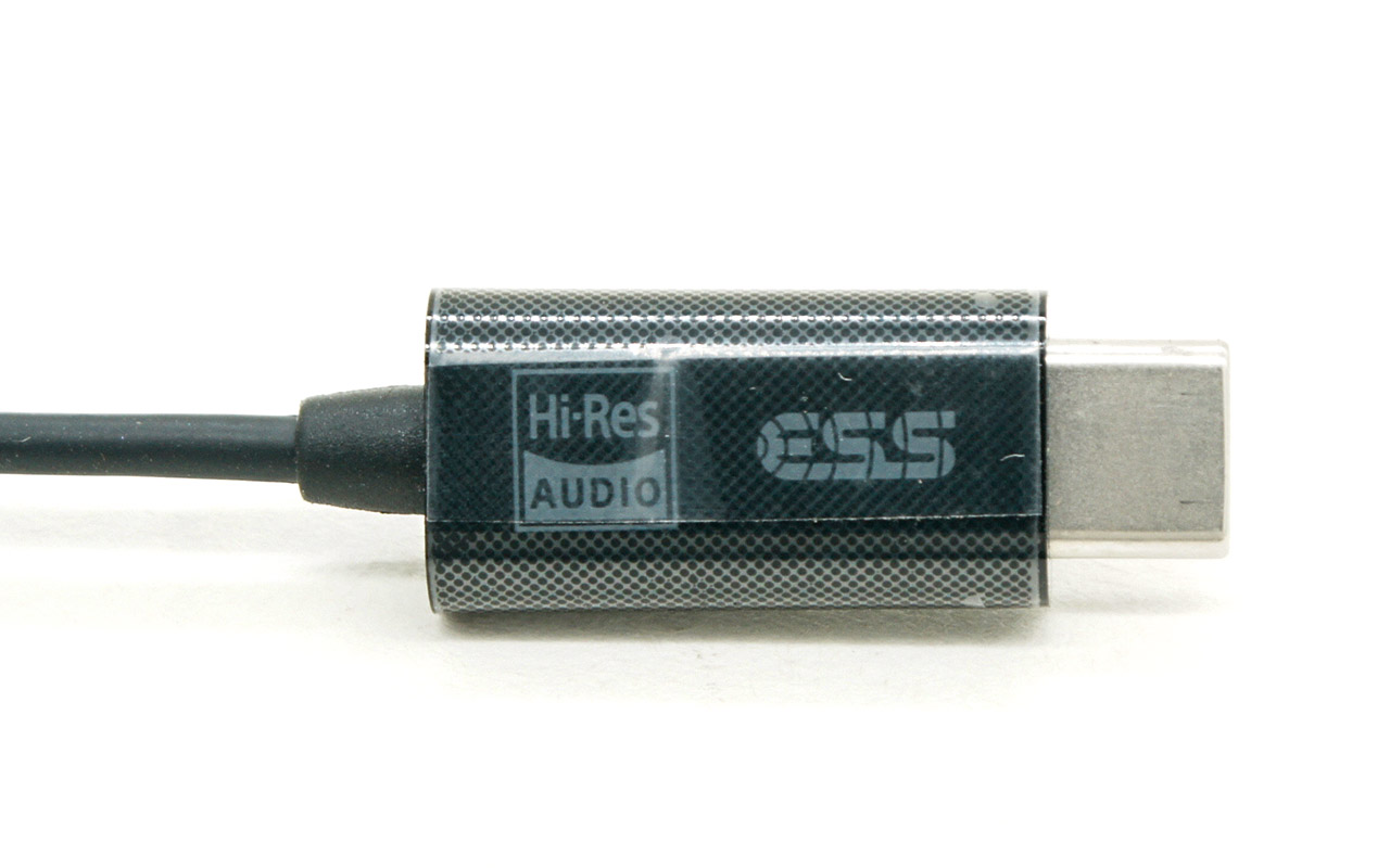 华硕USB-C转3.5mm耳机转接头拆解 DAC转接器音频转接线MU3C-AD(M)  type-c to audio jack dongle MECA14025-0024  ESS 9260Q Hi-Res AUDIO认证