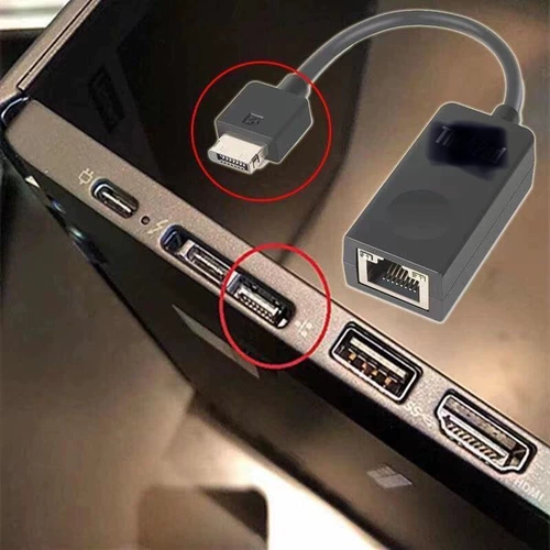 Новый X1 Carbon E280 X390 T14 второго поколения RJ45 мини-интерфейс Ethernet Gigabit 01YU026