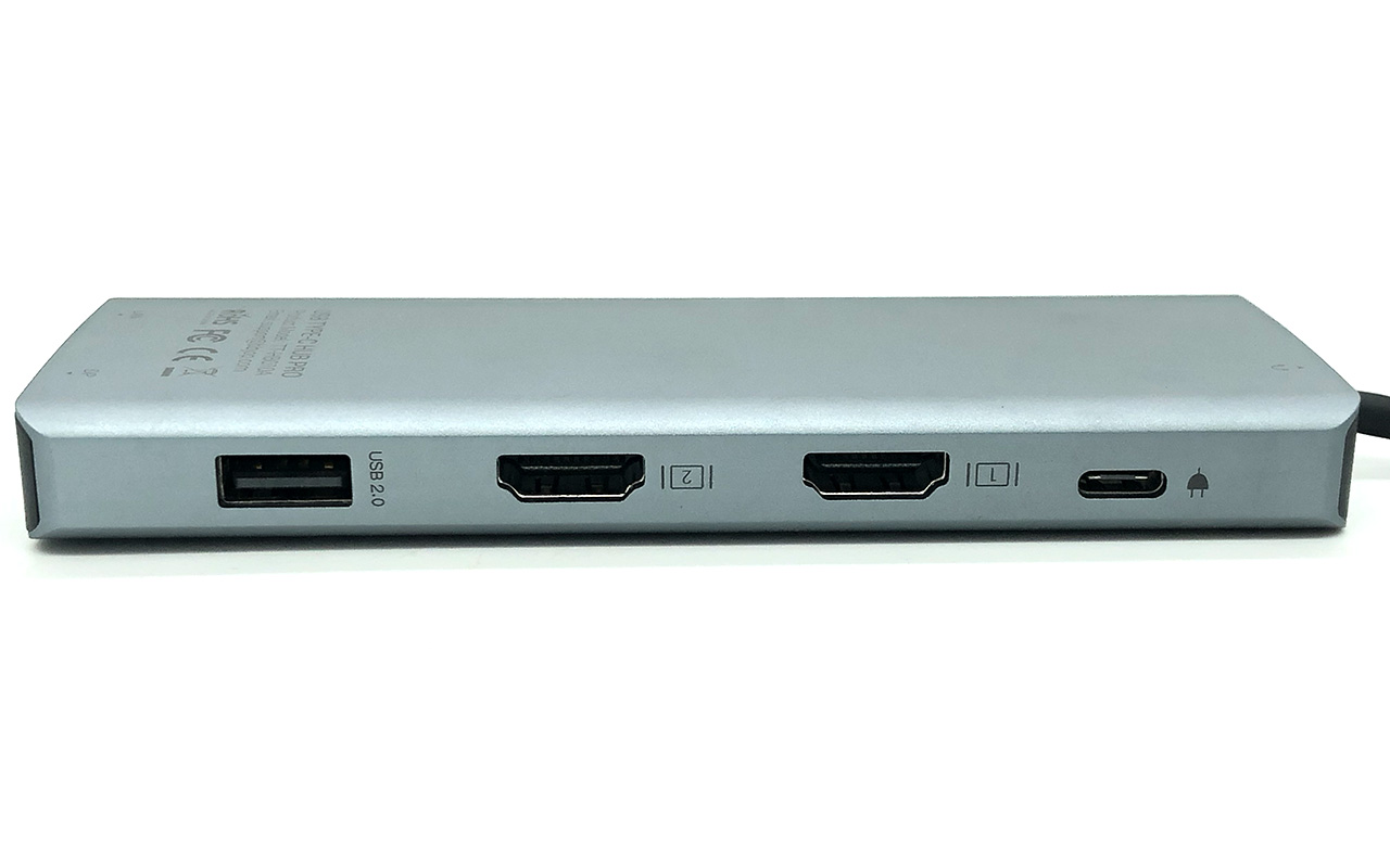 TOTU 12合 1 拓展坞 三屏 USB-C 集线器带双 4K@30hz HDMI 2.0  DP 1.4 1080p RTL8153B 1000M Ethernet  docking station tt-hb010a