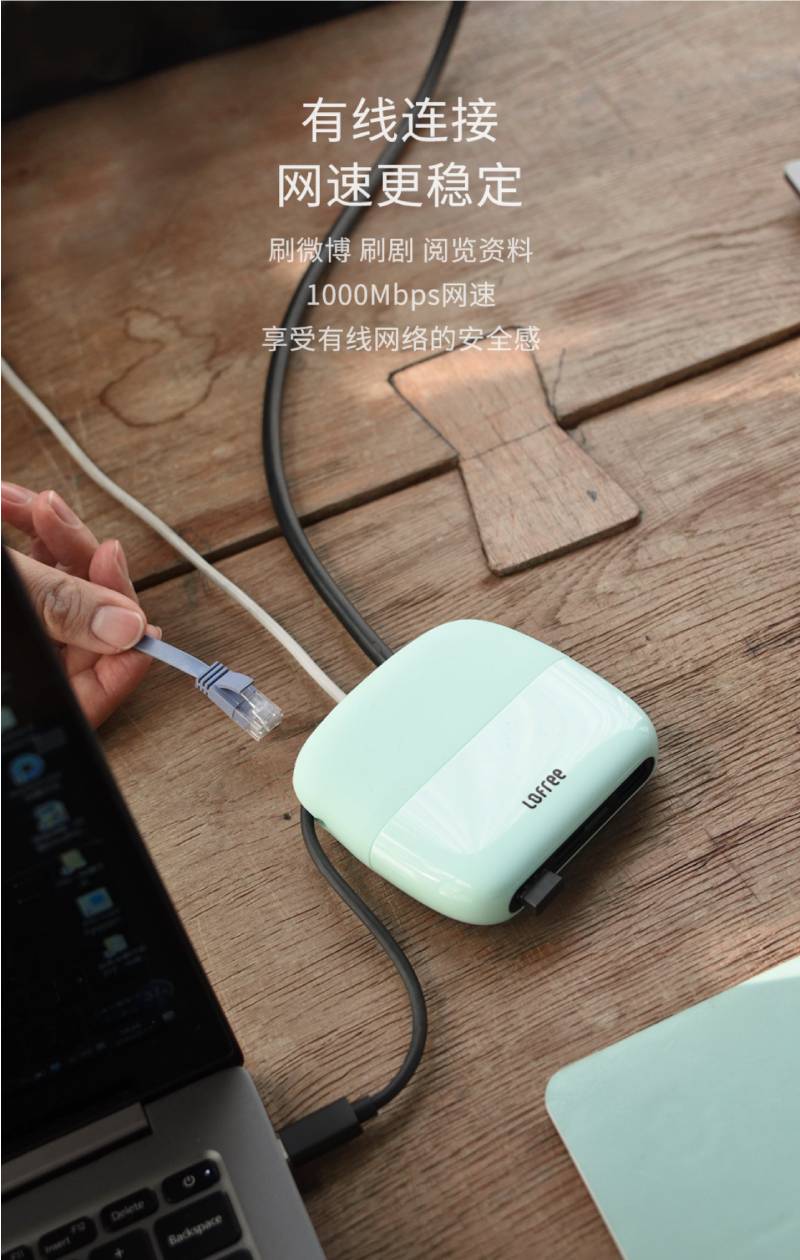 全新洛斐lofree 鲸灵拓展坞 拆解报告Office 2㎡ WHALE Docking Station 适用于雷电3 USB4 C口转换接头HDMI 4K