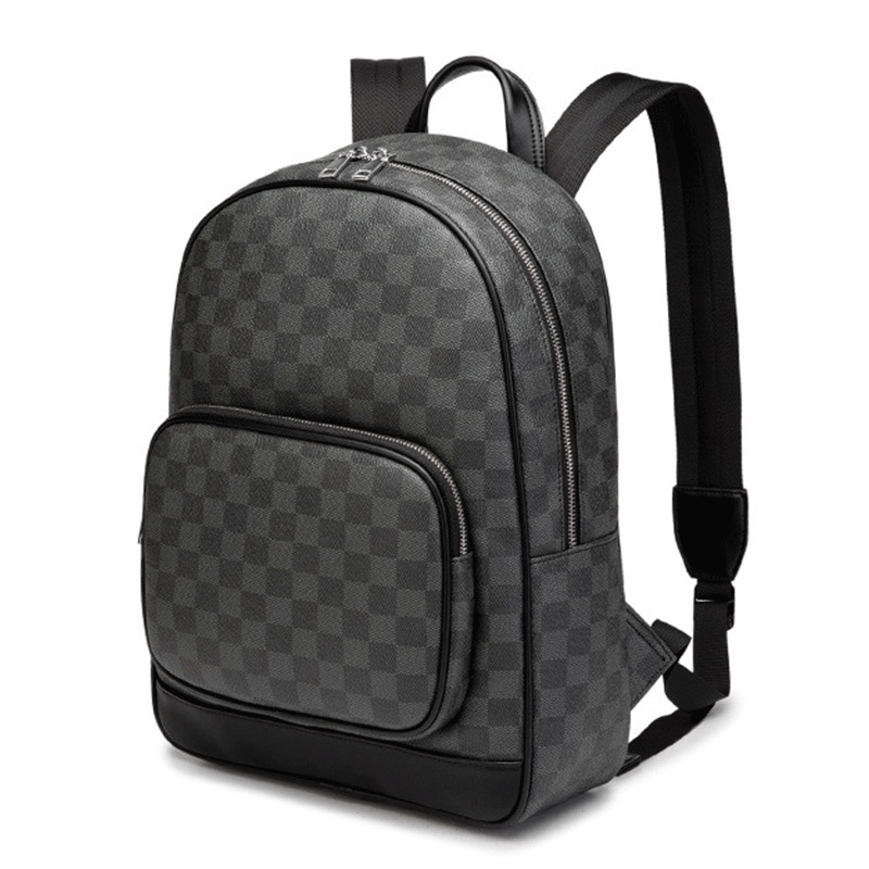 Men's backpack new Korean version of the trend back backpack Men's large capacity European and American fashion leisure backpack Youth computer bag