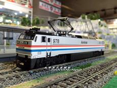 Модель поезда 百万城火车模型 bachmann e60pc amtrak电力机车
