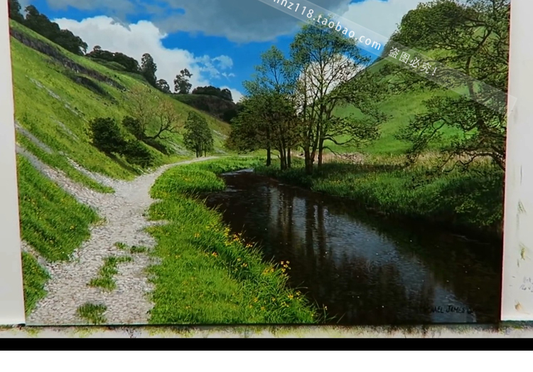 英國大師超寫實油畫風景 油畫教程視頻技法 3dvd 教學_風景520 英國大師超寫實油畫風景 油畫教程視頻技法 3dvd 教學