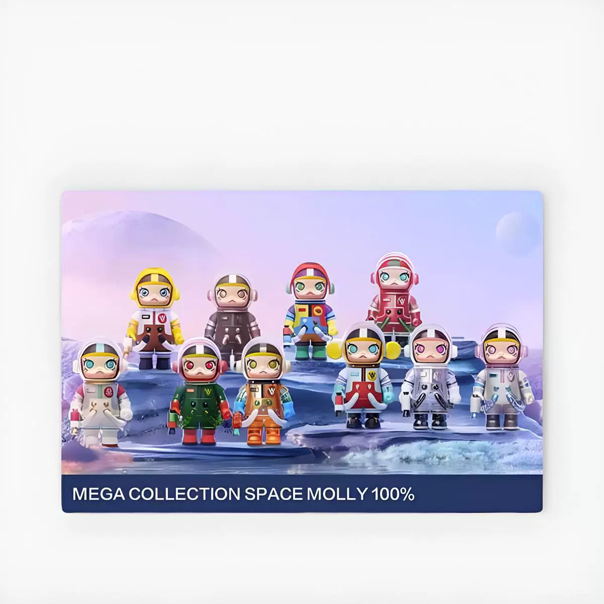Bubble Mate Met MEGA Collection Series 100% Space Molly Jasmine Second Generation Blind Box Handle Girl Girls
