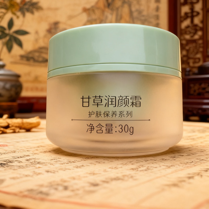 Hormone Face Requires Licorice Cream to Update and Balance Metabolism. Hormone-Dependent Skincare Products