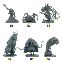 Board Game Model War Chess Running Group Bloodborne Monster BOSS Model Rat Wolf Scorpion