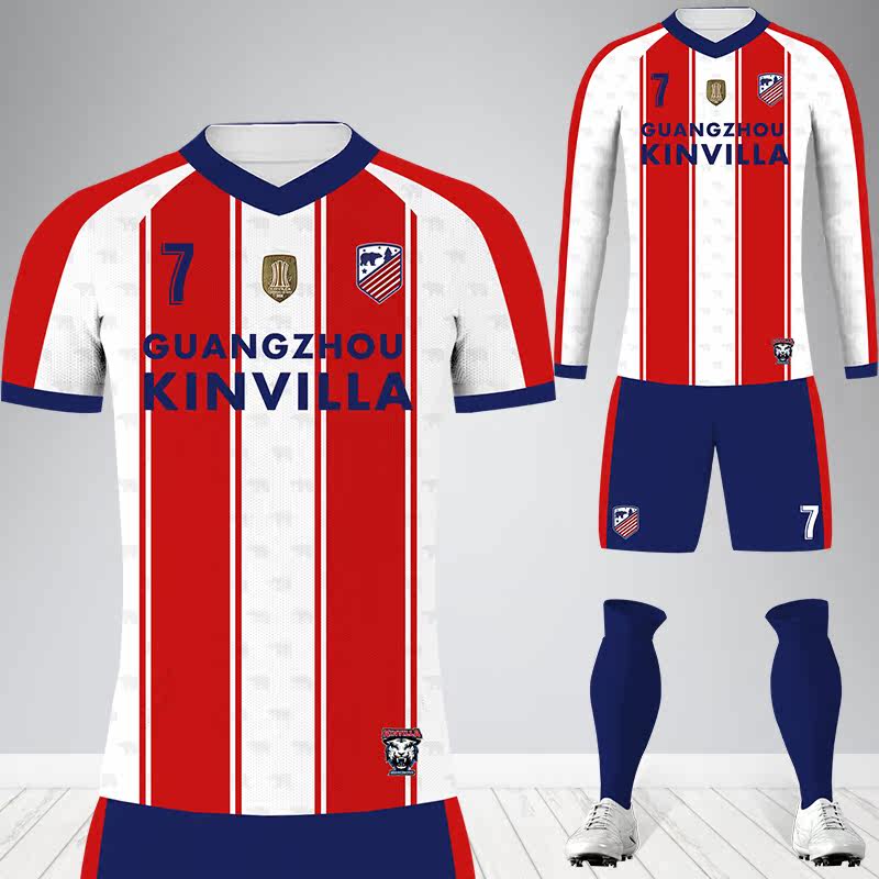 No. 7 Griezmann's same club football suit suit custom male long sleeve football clothes training wear short sleeves