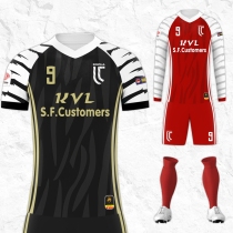 Number 21 Iguain football sports suit custom male long sleeves printed adult childrens football clothes training wear short sleeves