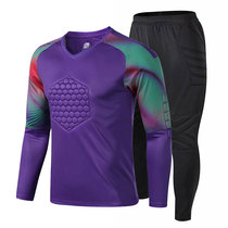 21 new gantry football suit men's custom 4 color anti-collision clothes long sleeve pants goalkeeper jersey