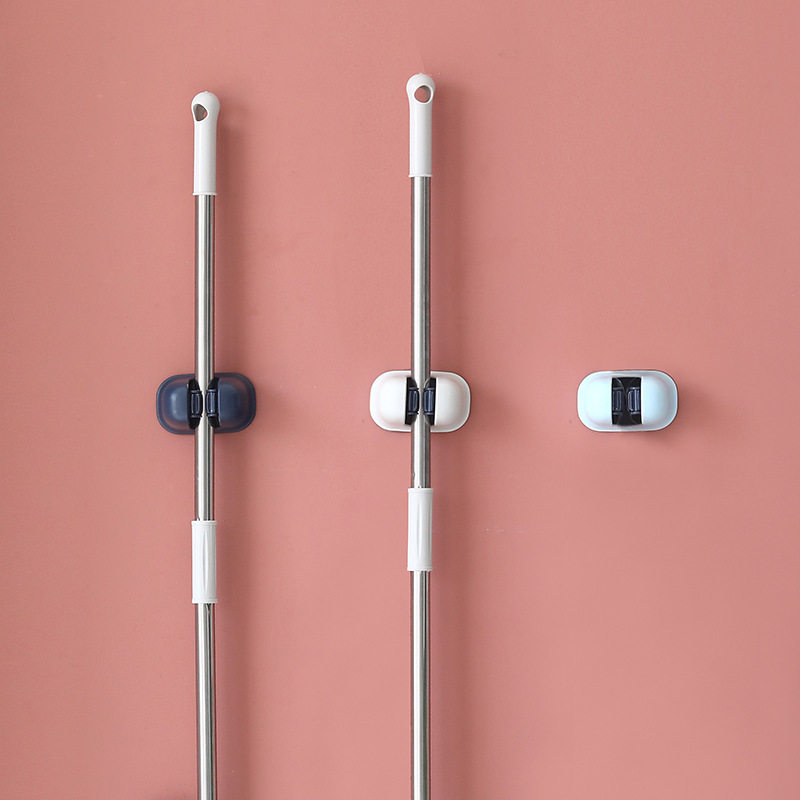 Nordic wind punch - free cell kitchen toilet mop to arrange the hanger broom strong clip hook