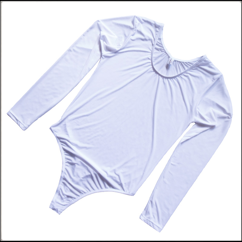 Bộ đồ liền thân nam dài tay unisex thân hình thon gọn định hình một mảnh quần bó sát cơ thể body định hình giảm eo
