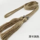 Phong cách cổ xưa Hanfu trang phục dây tóc tua rua đầu đỏ dây váy phụ kiện vành đai tóc phụ kiện tóc cos nam và nữ băng đô tai thỏ