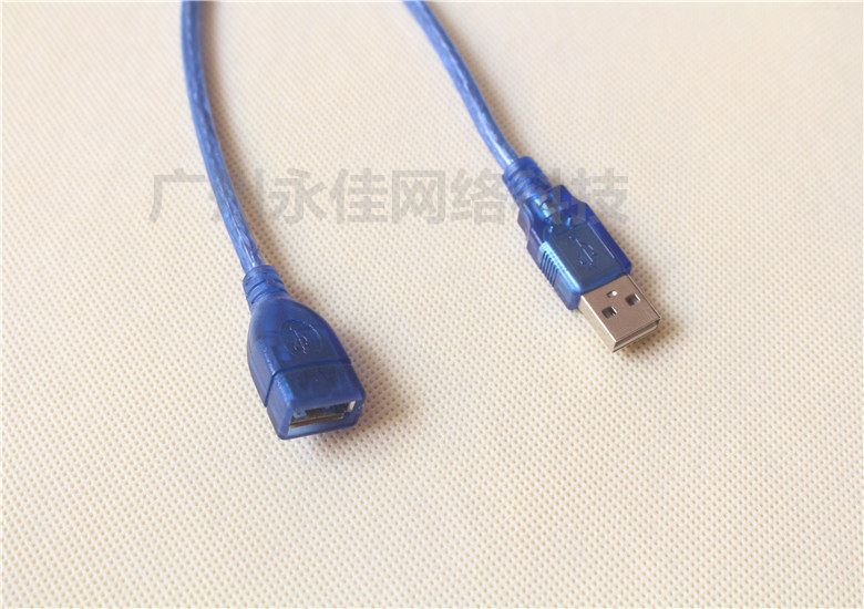 Special price ultra-short 30 cm plus coarse encryption transparent Lanzheng Label 2 0USB extension cord USB male lengthened wire
