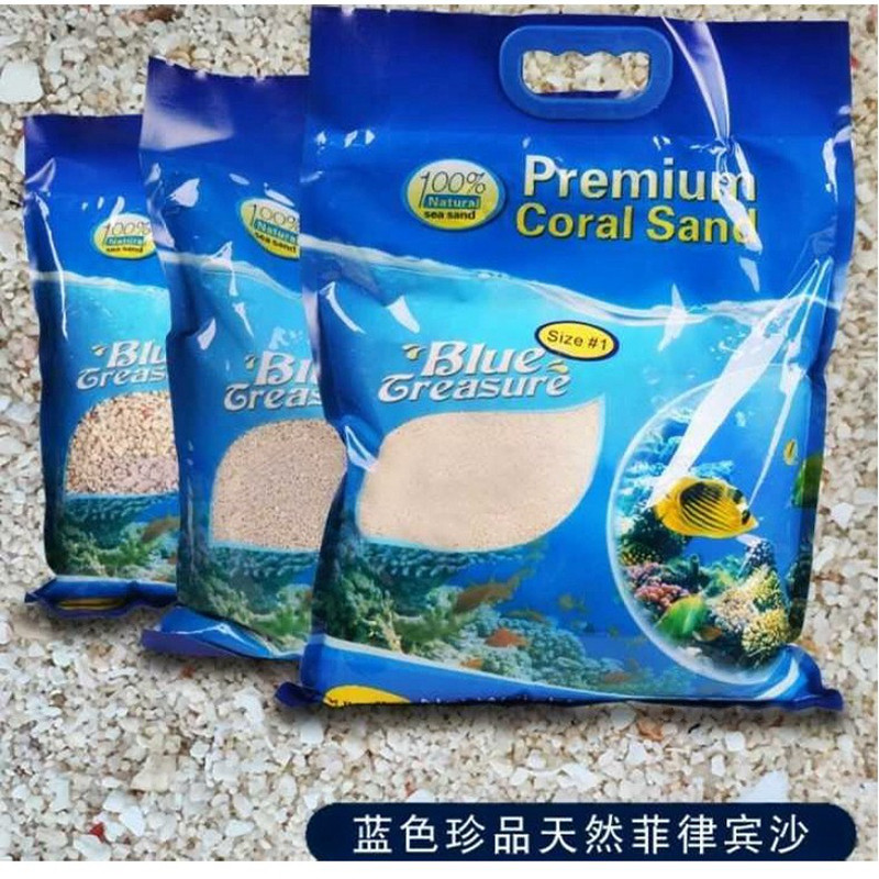 Blue treasures Philippine Sea-cylinder paved bottom coral sand natural filter made of coarse sea sand to raise three lakes bottom sand