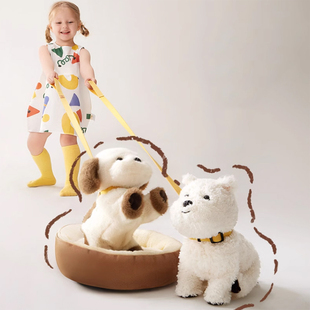 babycare儿童毛绒玩具口令狗