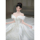Атласное основное свадебное платье невесты с одним плечом, новинка 2025 года, высококачественная текстура французской тяжелой промышленности для беременных женщин, легкий роскошный хвост mini 1
