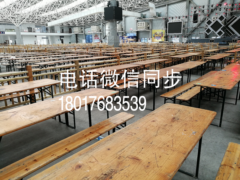 Oktoberfest long tables for rent, long stools for rent, Oktoberfest tables and chairs for rent