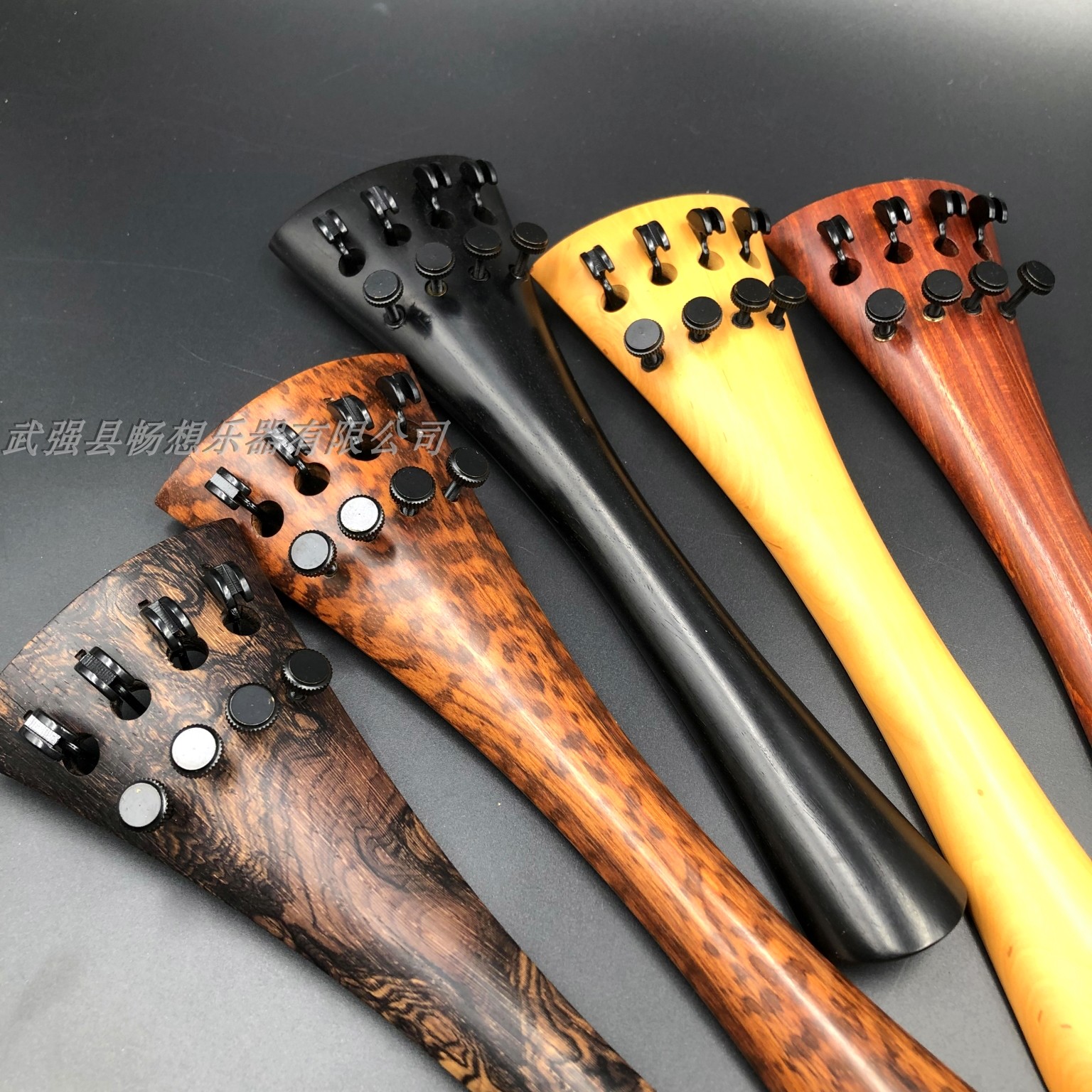 Cello 4 4 accessories upscale double row yellow poplar wood buffalo horn wood red sandalwood Snake Wood Pulling Strings