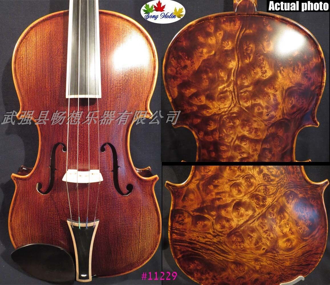 Imaginary Instrument Song Brand Bird's Eye Maple Viola All Hand 15-17 Inch Play Examination Viola