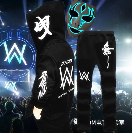 Alan Walker với cùng một đoạn Allen Walker DJ áo len nam áo hoodie Faded âm thanh điện tử phù hợp với mùa xuân và mùa thu mô hình