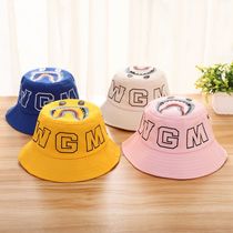 Korean version of China Tong Tong 2-8 years old fishermans hat baby hat child kindergarten basin hat childrens sun hat wholesale