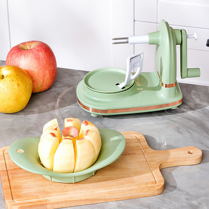 Hand-shaking apple artifact household automatic leather cutter for shaving fruit cutter apple peel cutting machine