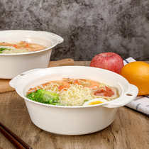 SANADA Japan imports a bowl of microwave bowl microwave bowl specially cooked noodle bowl soup bowl cooked meal heating large container