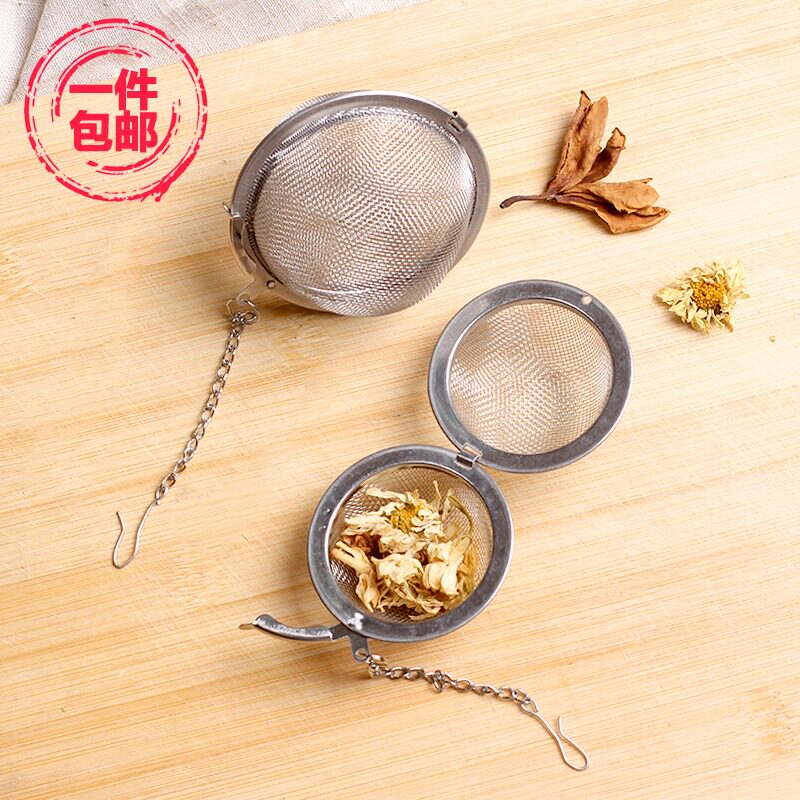 304 stainless steel seasoning ball bag seasoned ball tea tea ball tea filter Creative tea brine saucepan soup ball