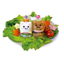 Japan imported rice ball mold three-dimensional mold kitten bear Japanese lunch mold cooking DIY tools