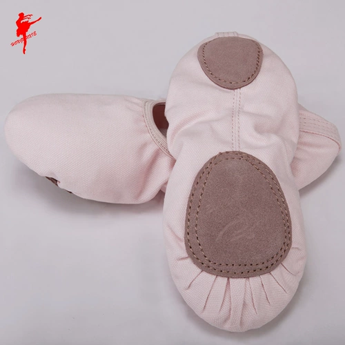 Красная танцевальная обувь танцевальная обувь женская мягкая тренировочная обувь кошачья кошачья туфли детские балетные танце