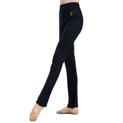 红舞鞋 Штаны для взрослых, детские штаны-клёш, облегающий крой, свободный прямой крой