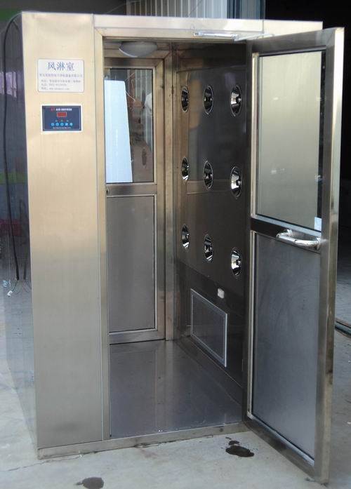 Manufacturer customized production wind showroom full stainless steel double single double blown multiplayer wind shower delivery cabin windy aisle