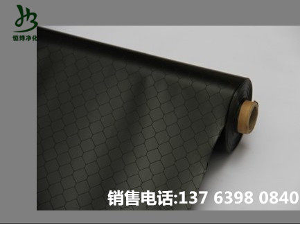 Hengbo antistatic PVC rubber curtain pvc antistatic grid walled curtain dust-proof transparent grid door ffu spot