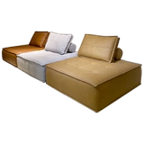 Итальянский минималистский ретро -пагимонт модуль модуль тофу блок Блок диван комбинация скандинавской гостиной смайлики промышленного стиля