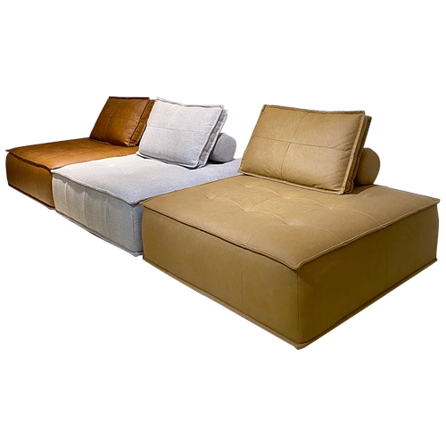 Итальянский минималистский ретро -пагимонт модуль модуль тофу блок Блок диван комбинация скандинавской гостиной смайлики промышленного стиля