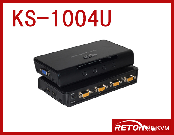 Reton sharp shield KVM KS-1004U 4-port USB connector KVM switcher fake one penalty ten