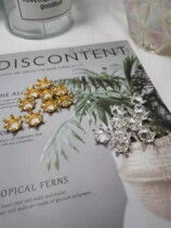  Handmade DIY alloy accessories Small crown 5 packs