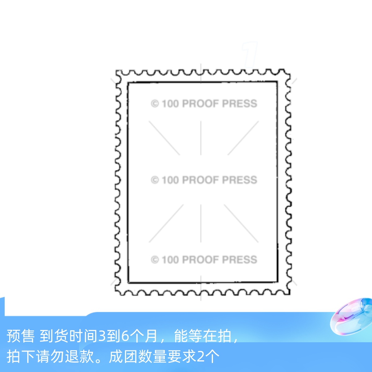 American 100proofpress 100pp wooden seal hand account seal postal series