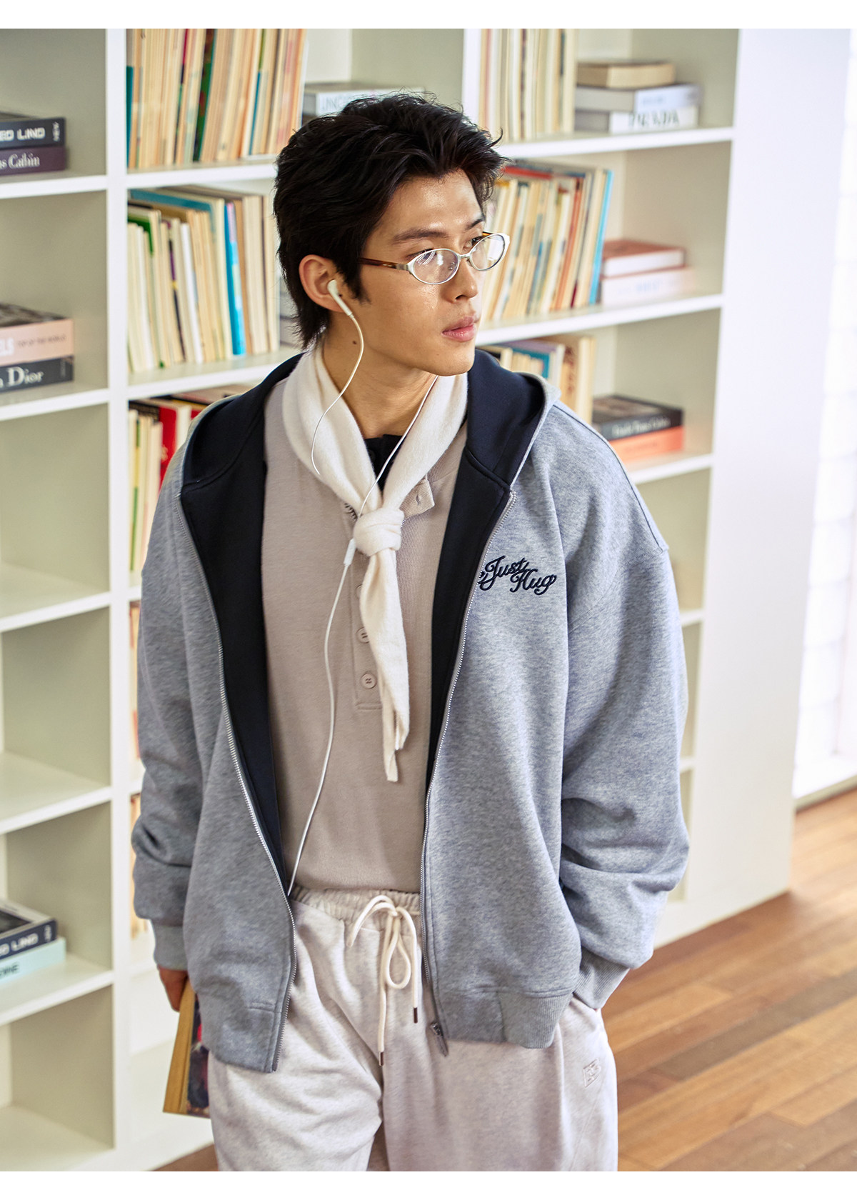 BJHG Not Working Zip-Up Hoodie