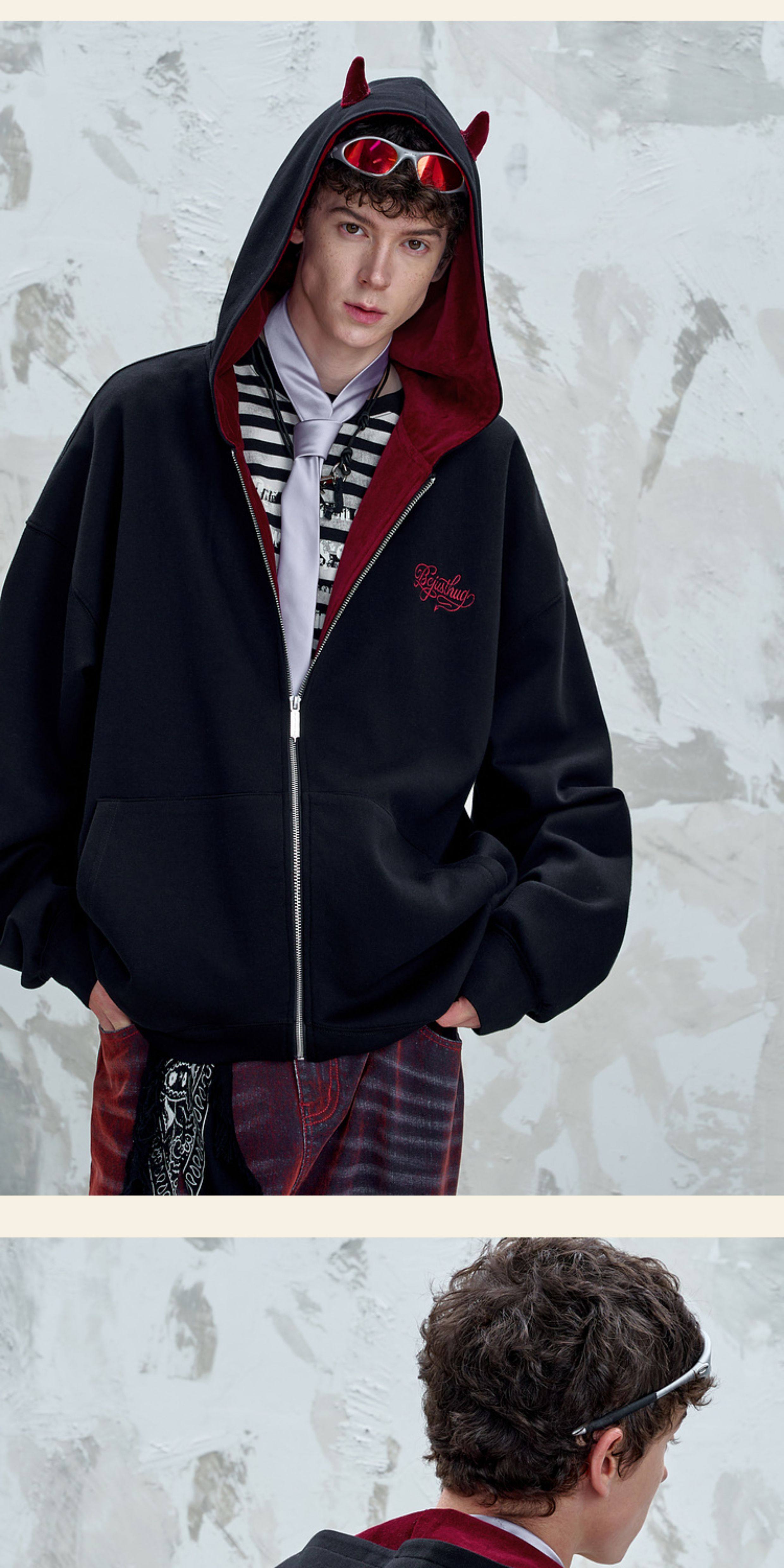 BJHG Reckless Little Devil Zip-Up Hoodie