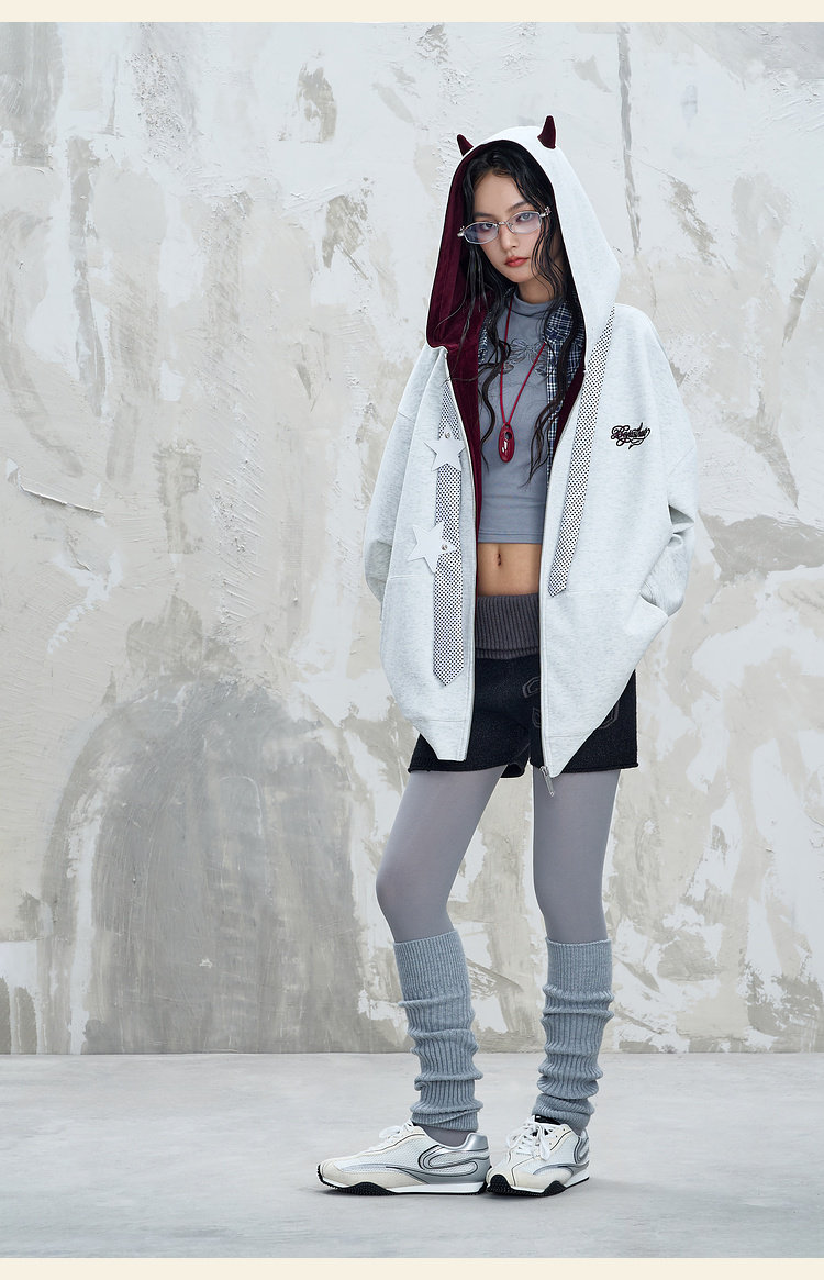 BJHG Reckless Little Devil Zip-Up Hoodie