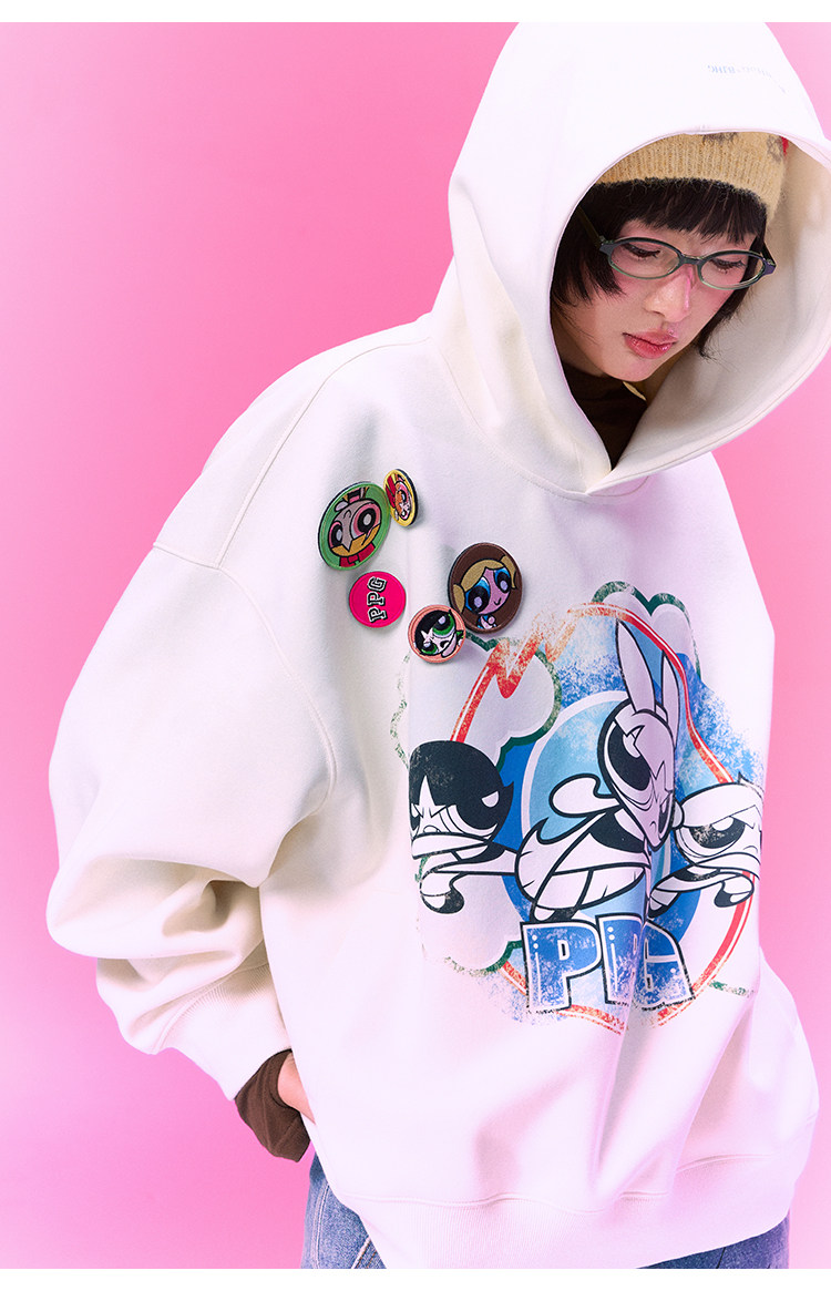 BJHG Powerpuff Girls Oversized Hoodie