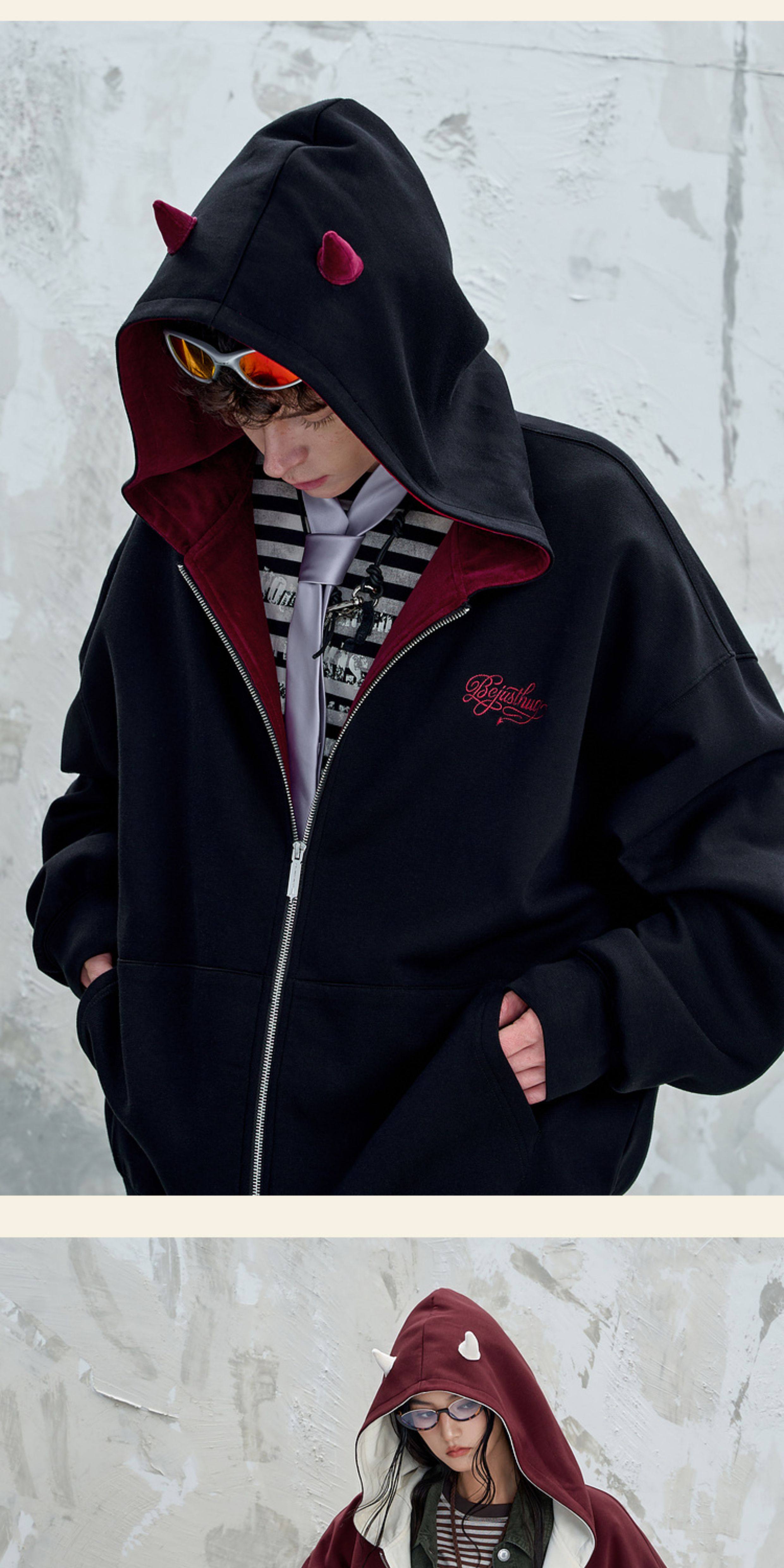BJHG Reckless Little Devil Zip-Up Hoodie