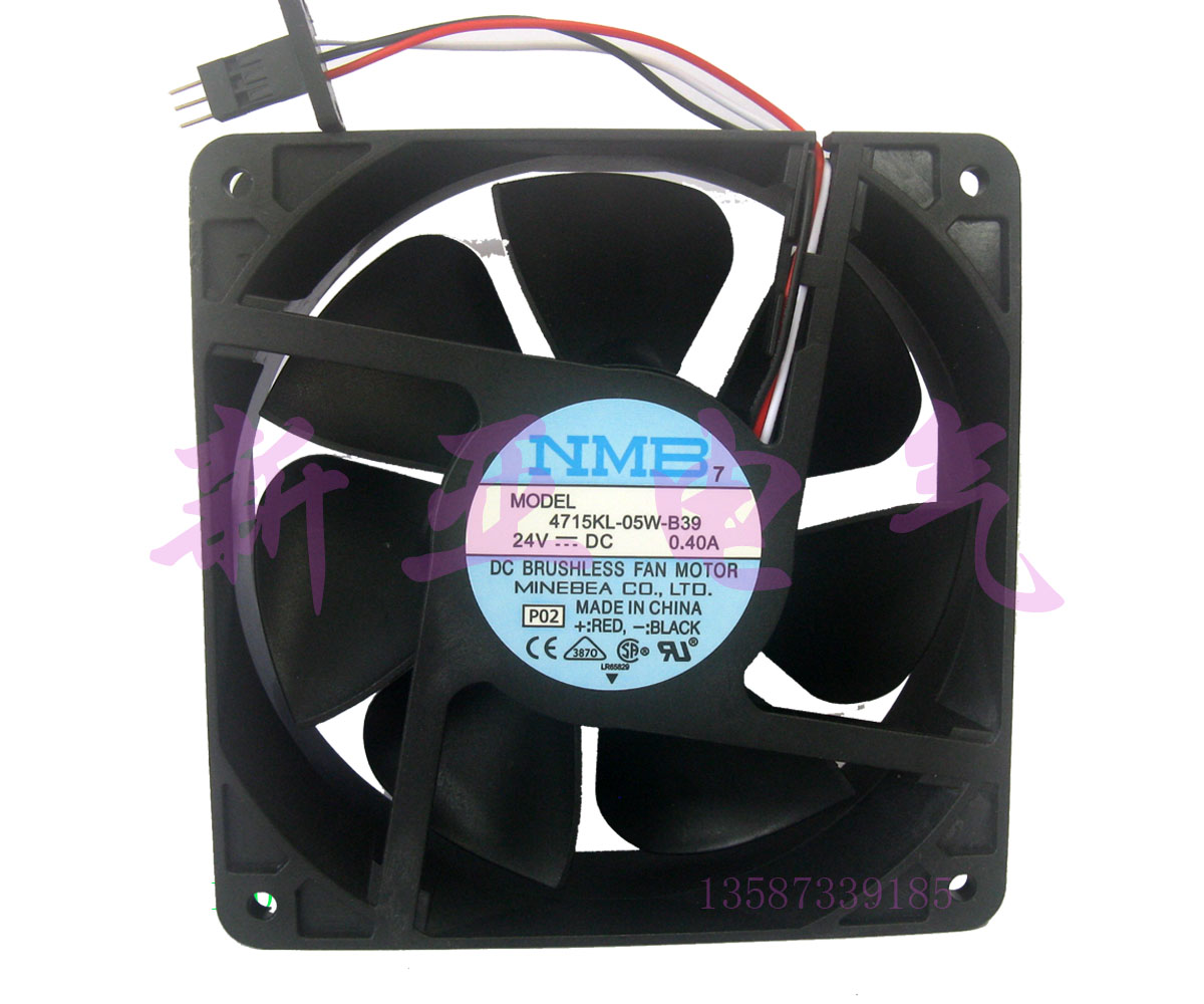 NMB fan 4715KL-05W-B39 24V 0 4A 12CM 12038 24V lathe inverter fan