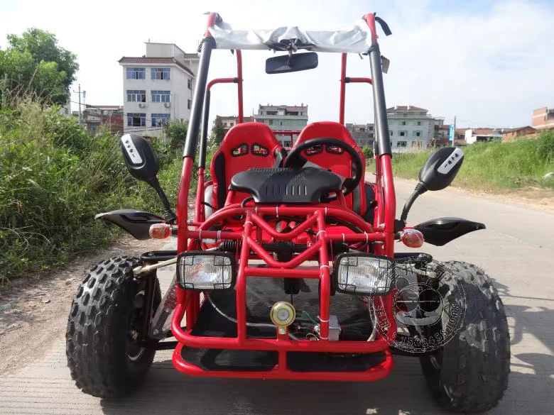 Xe mô tô bốn bánh ATV Karting 125cc Kart Xe máy việt dã 8 inch Ghế đôi Giải trí đặc biệt Canopy