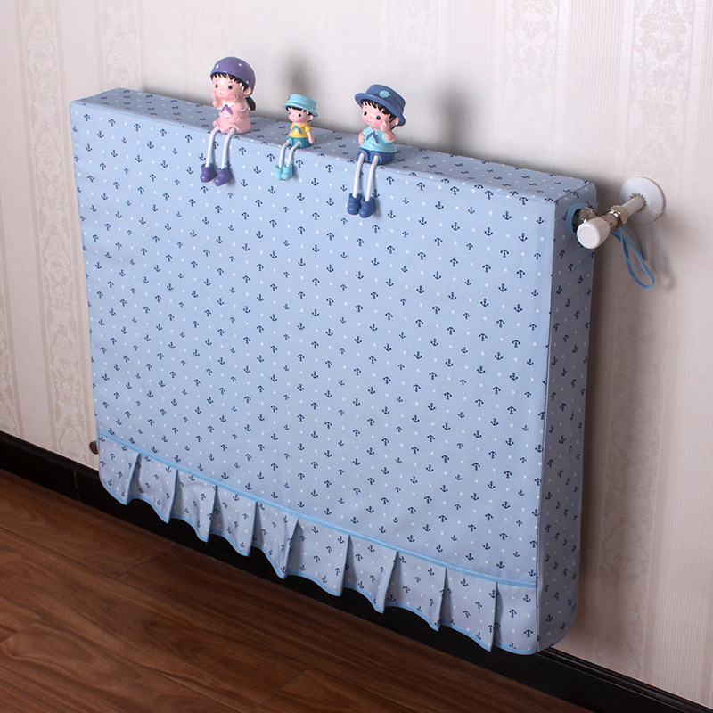 Heating sheet cover old all-bag blue boat anchor Heating hood Sub-cloth Art Dust cover Mediterranean decoration Custom-made